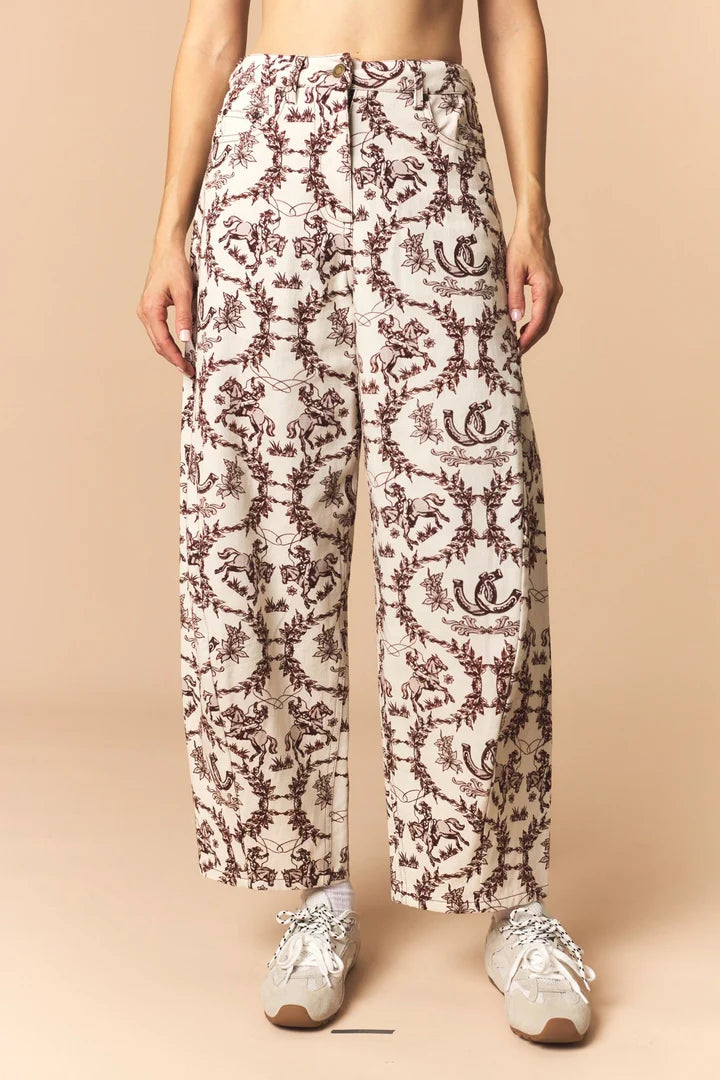 Cowboy Barrel Jeans
