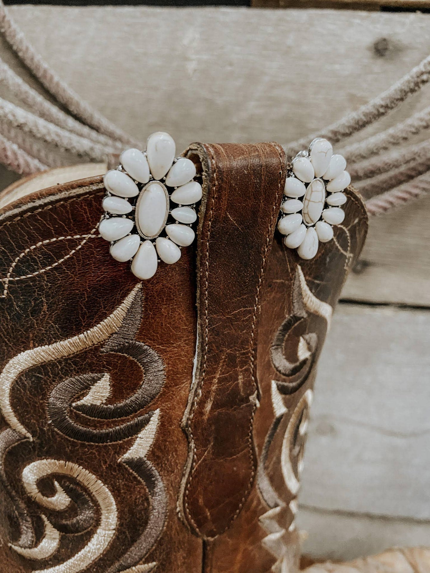 Natural Stone Womens Earrings