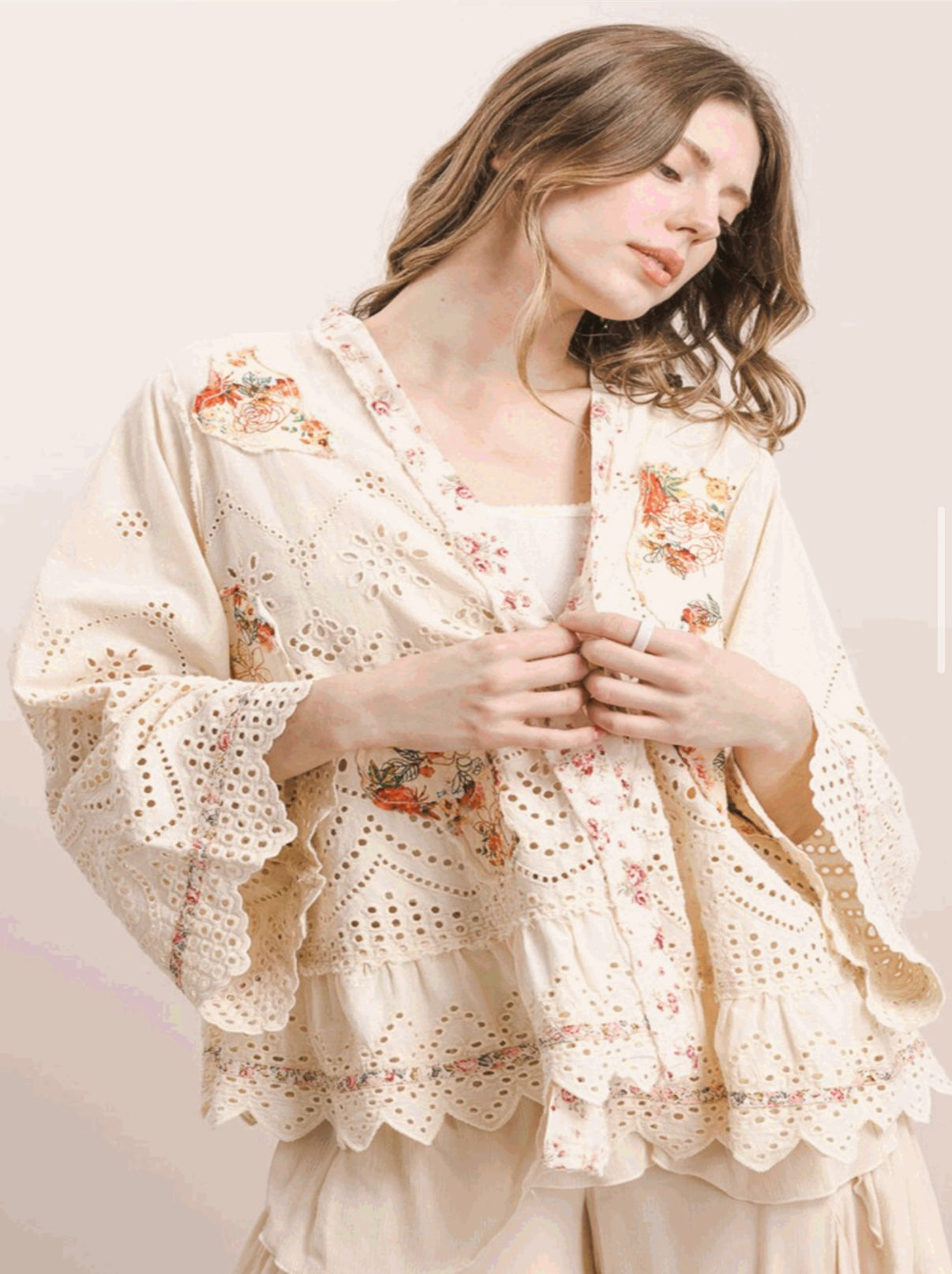Lace Patchwork Top