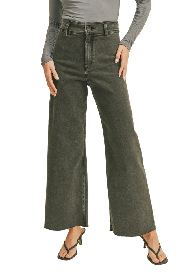 Miou Muse Straight Wide Leg Jean