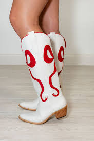 Red Bow Boots