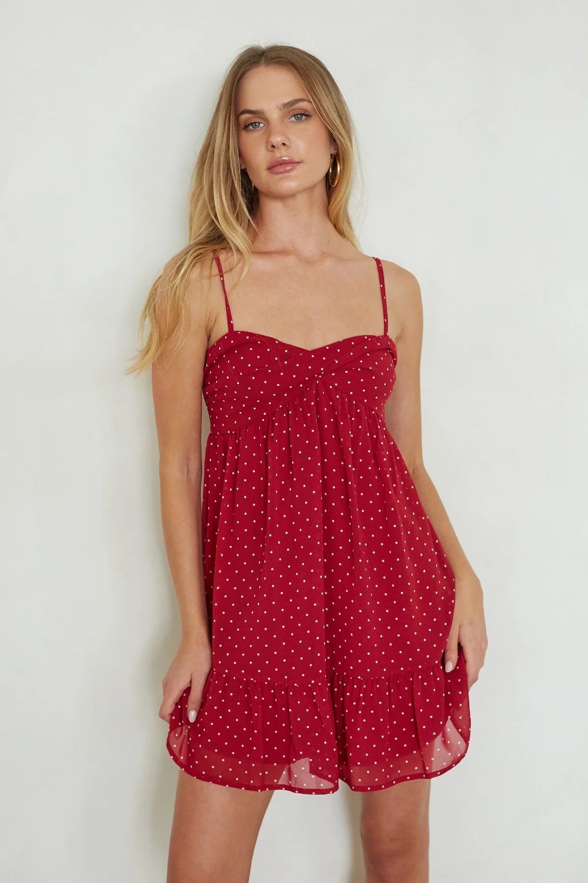 Sheer Polka Dot Dress