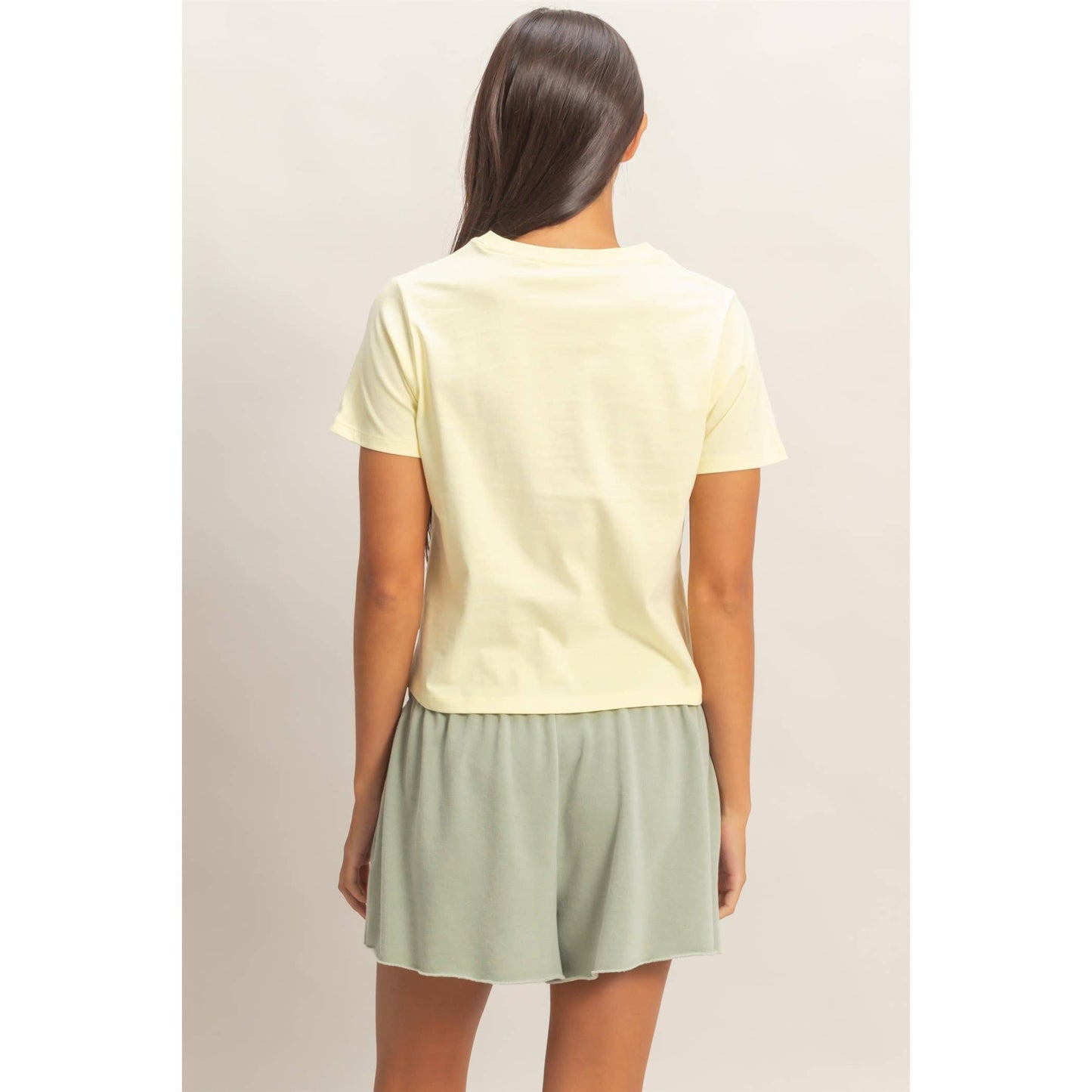 Crew Neck Cotton T-Shirt