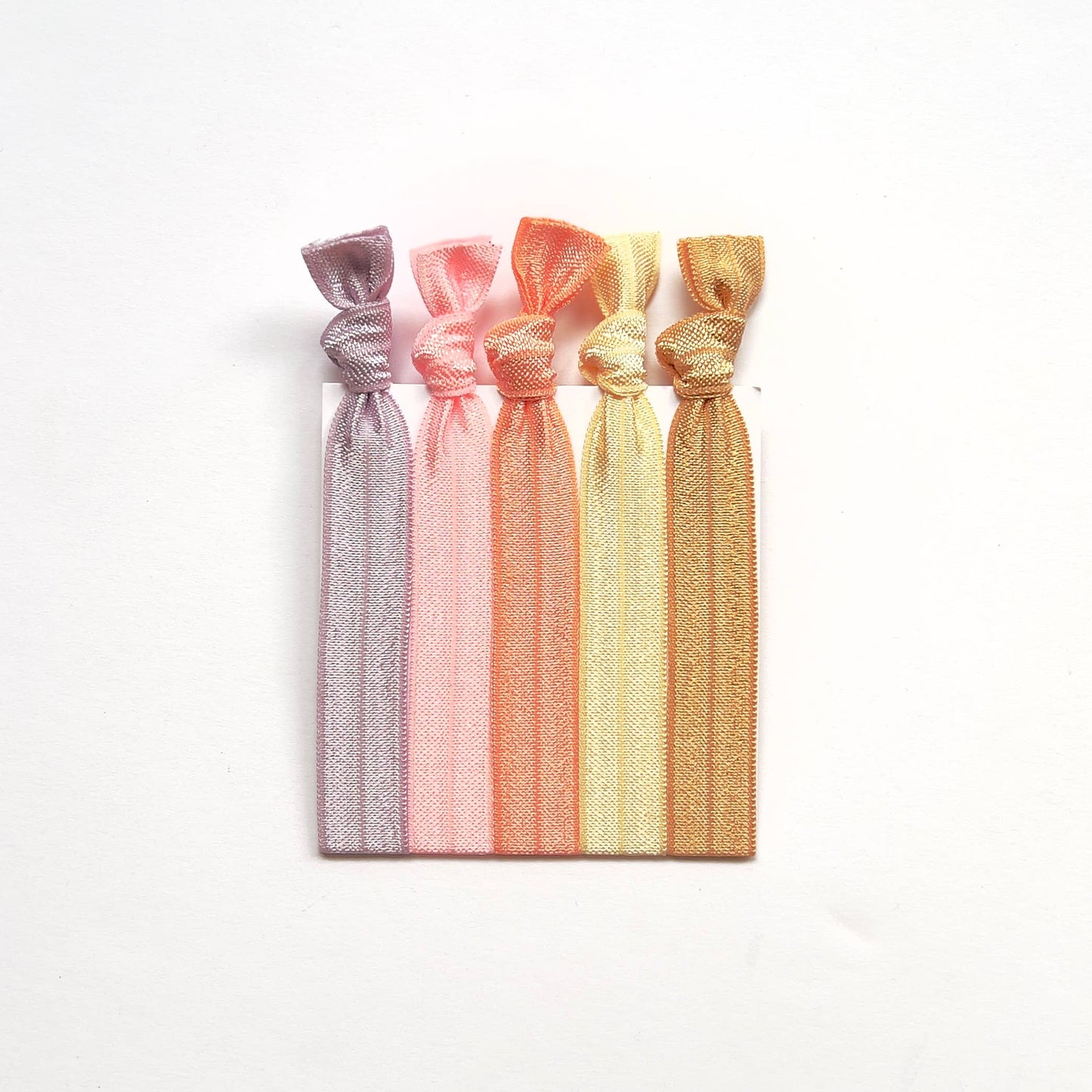 Pearl Hair Tie Pack - Set of 5 Elastic Hair Ties