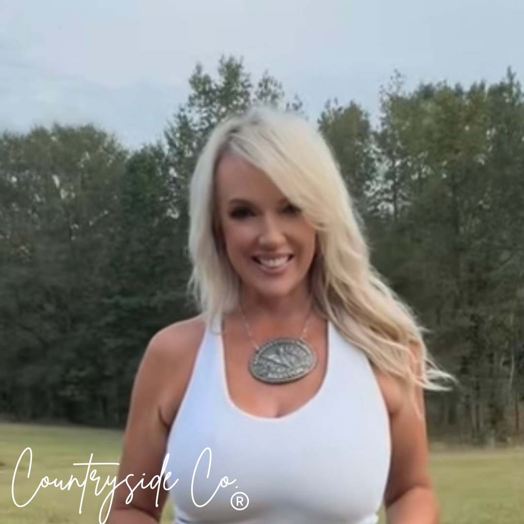 NFR Authentic Vintage Buckle Necklace