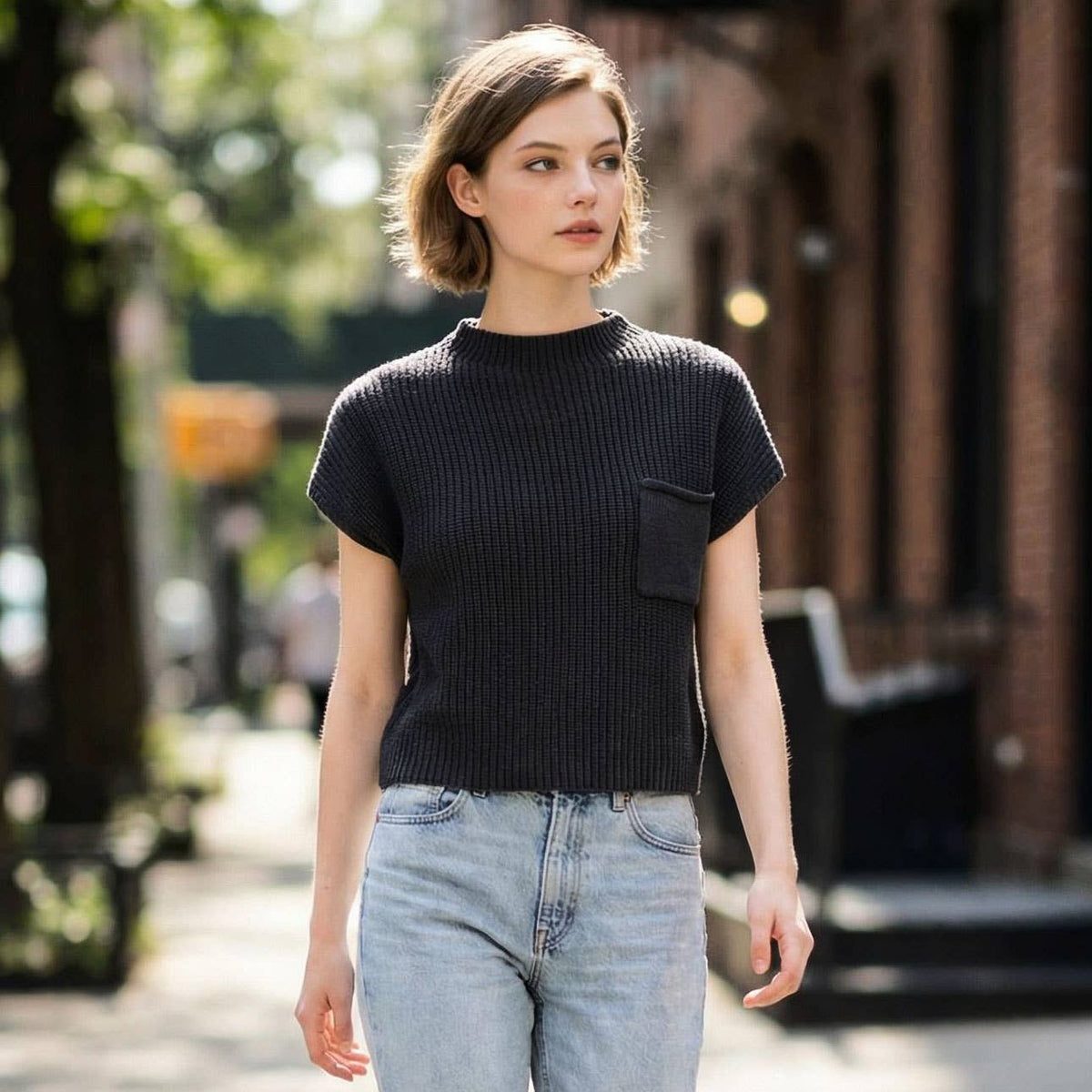 Mock Neck Sweater