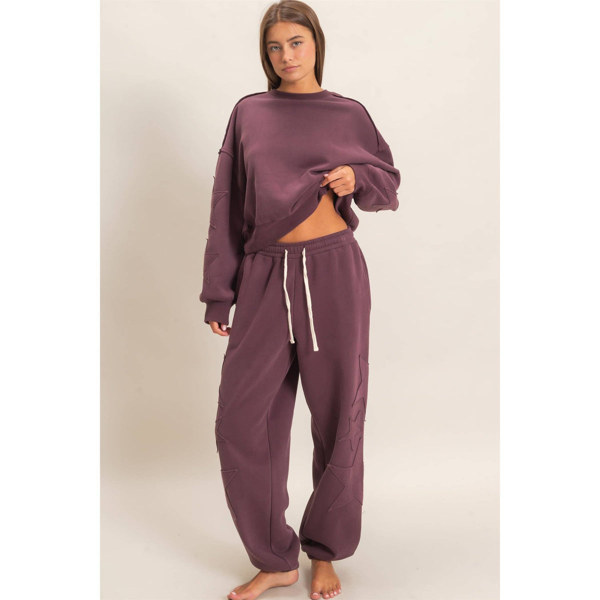 Star Patch Jogger Pants
