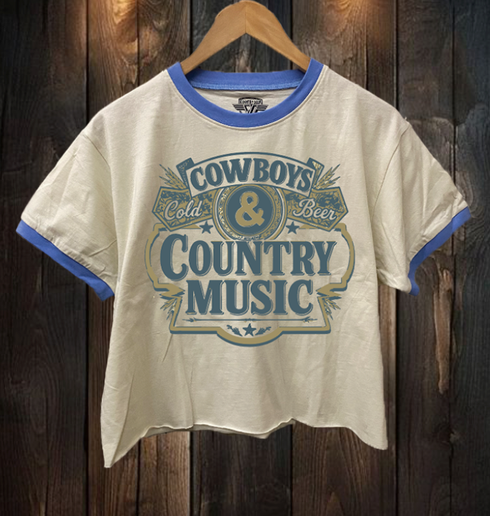 Cowboys, Cold Beer Tee