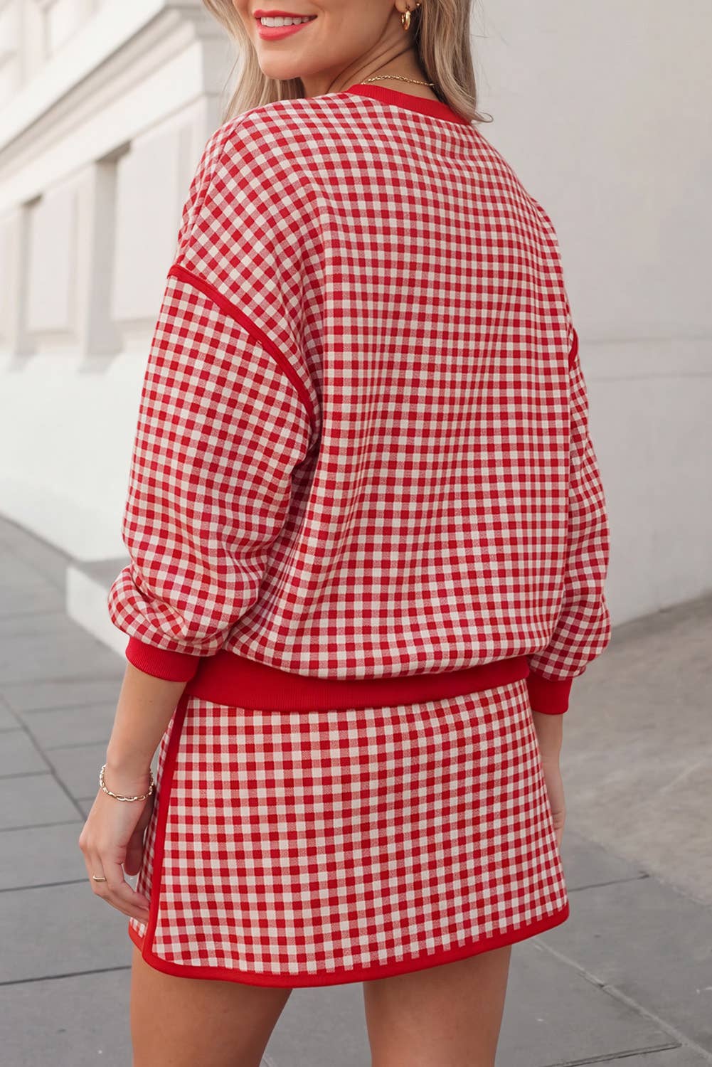 Gingham Skort Set