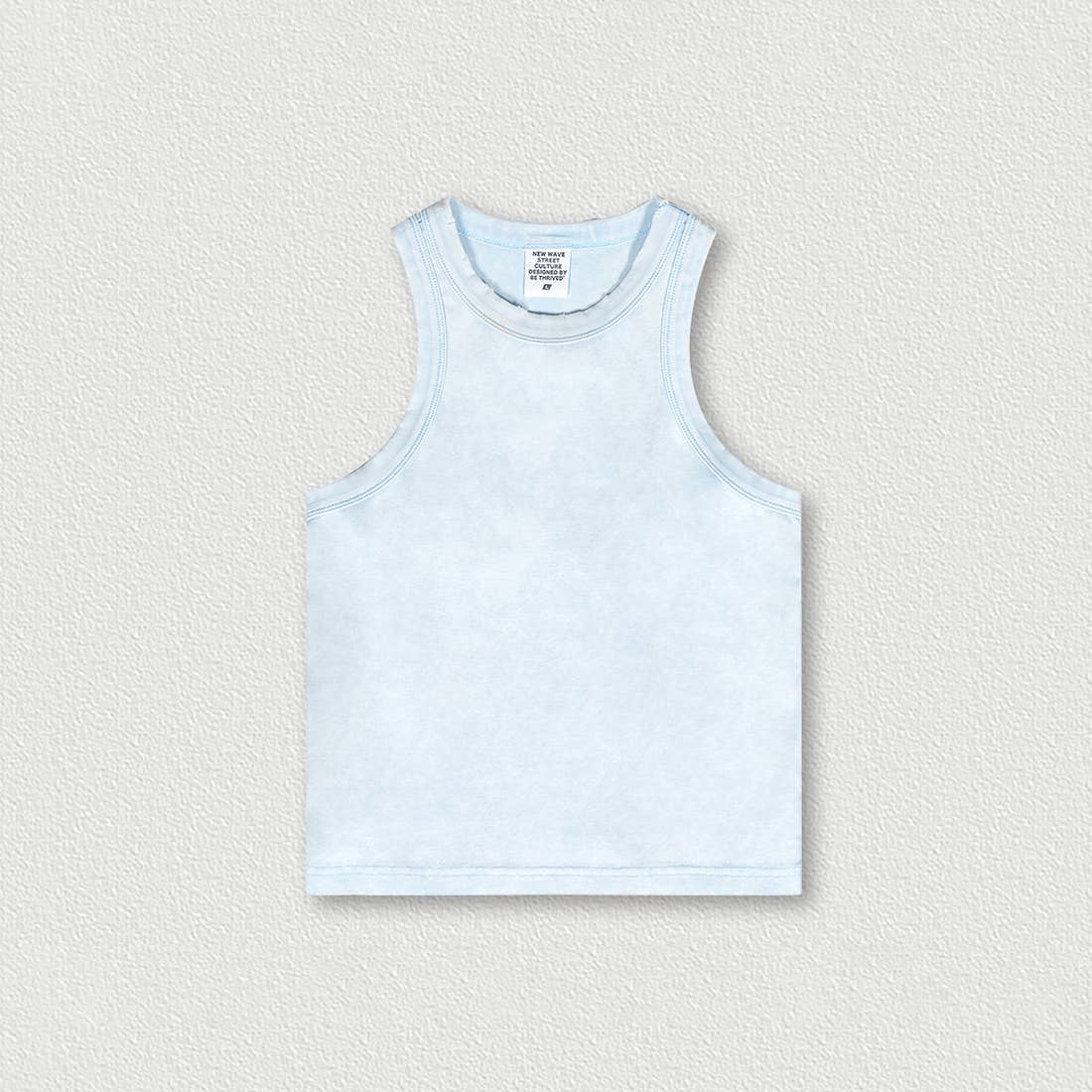 Vintage Distressed Slim-Fit Tank Top