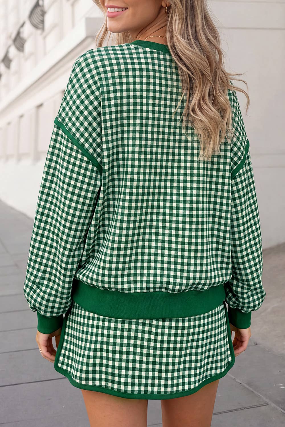Gingham Skort Set