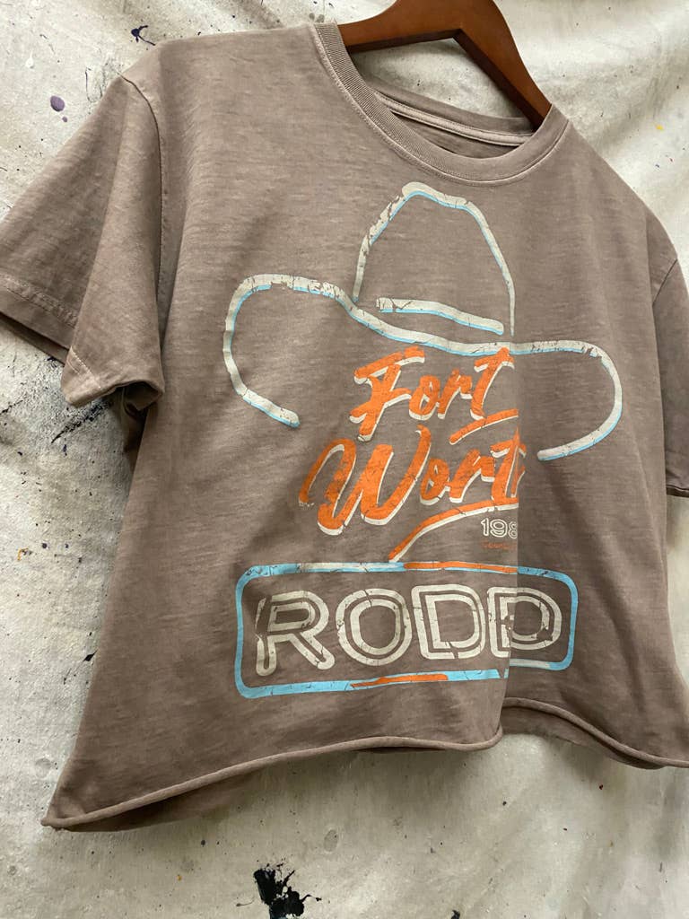 Fort Worth Rodeo Relaxed Crop Tee