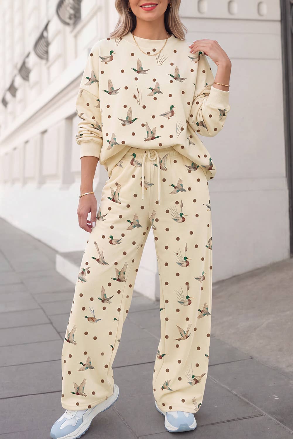 Polka Dot Mallard Set