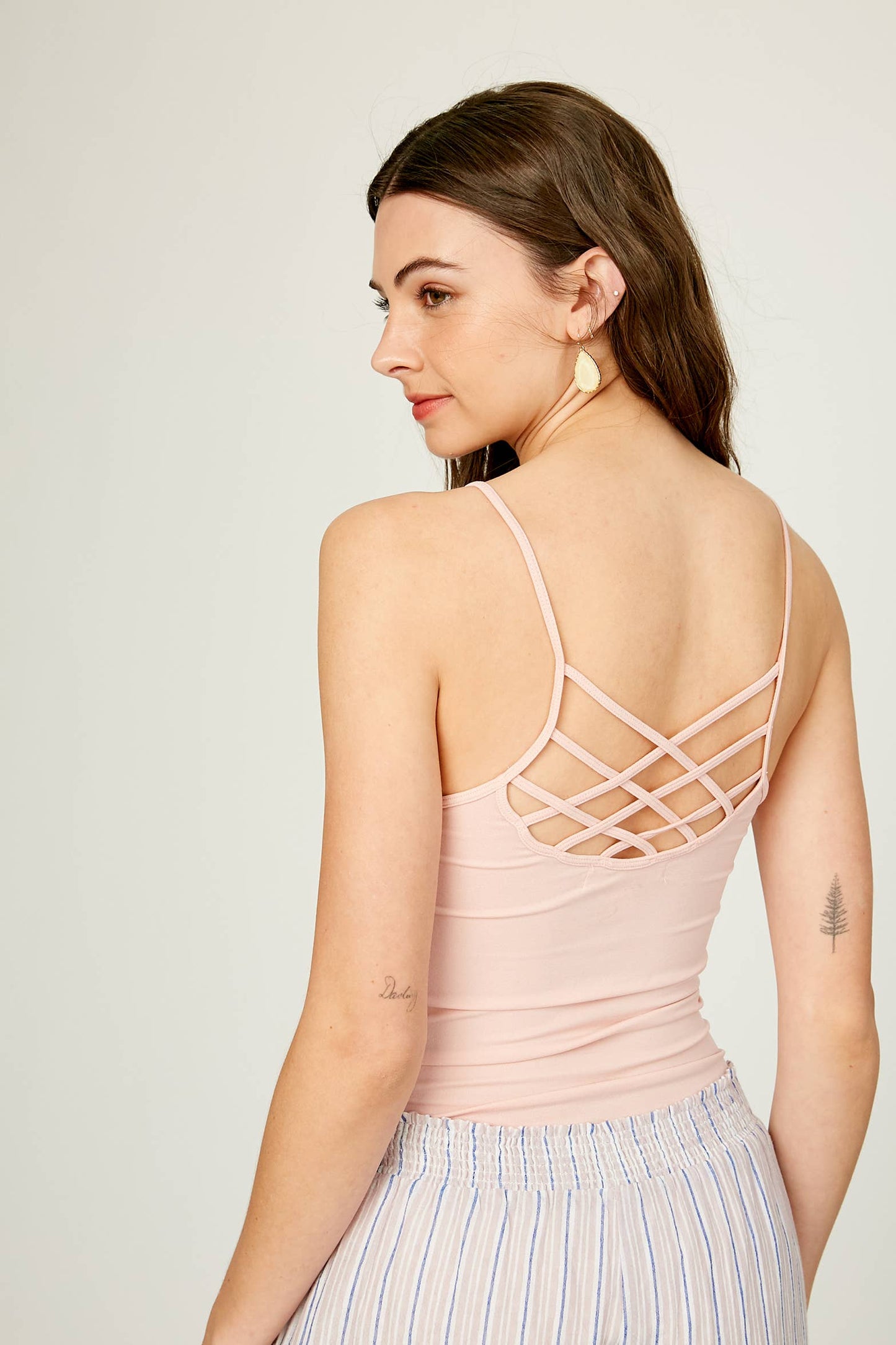 Crisscross Back Stretch Cami