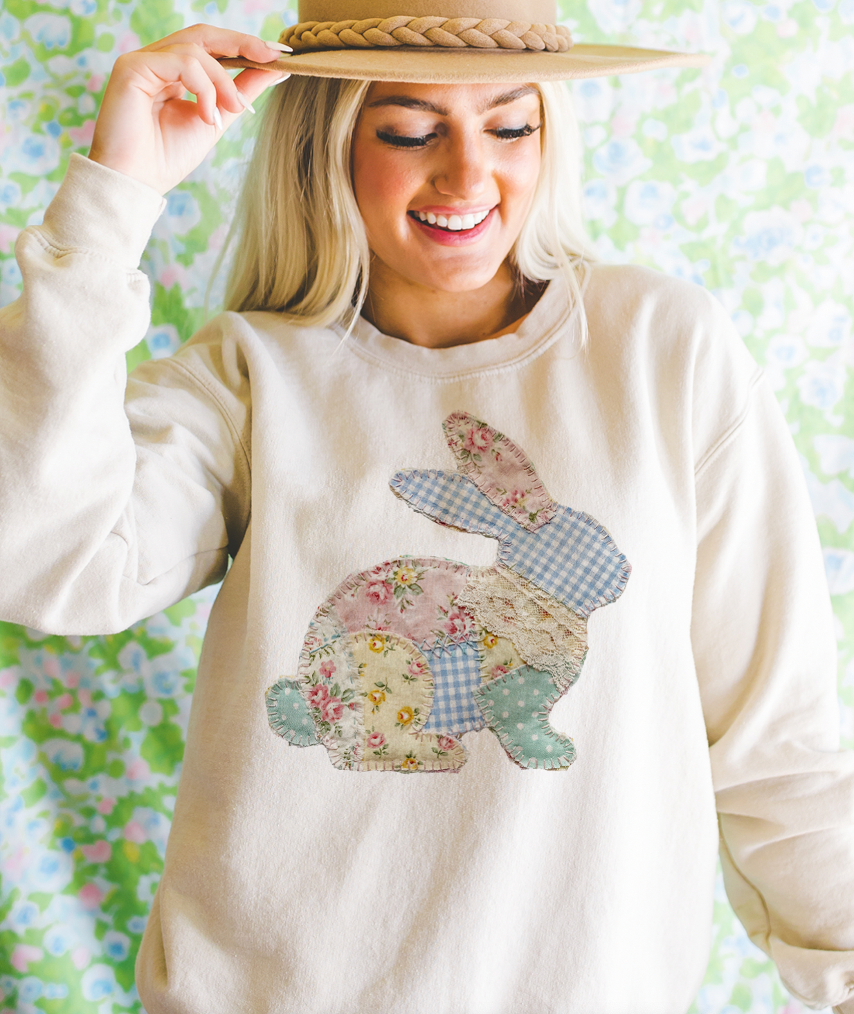 Patchwork Easter Bunny - Multiple Color Options