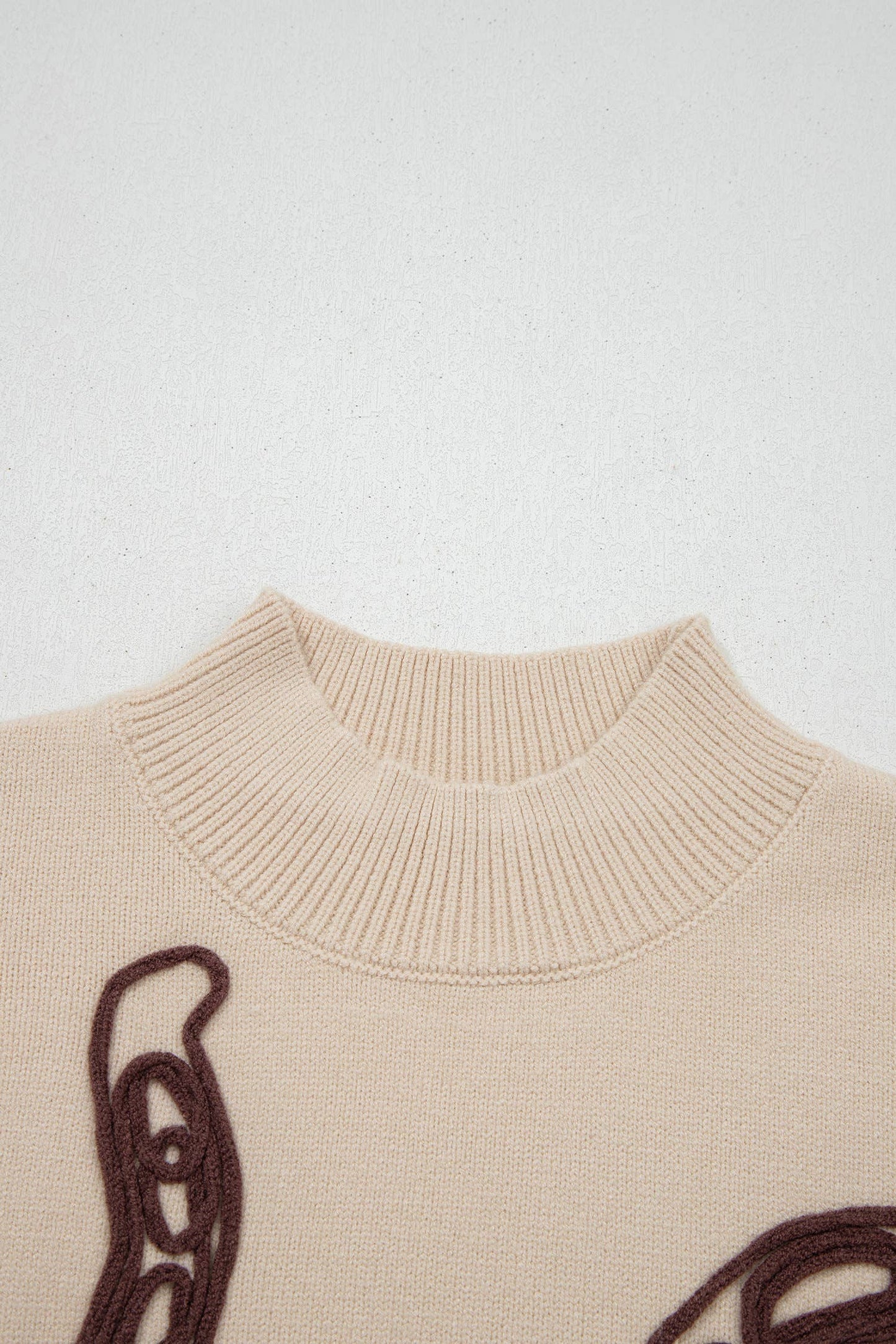 Spring 2026 Cowgirl Horseshoe Mock Neck Knit Top (S-XL)