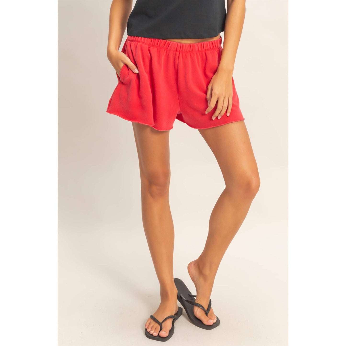 Mineral Wash French Terry Shorts