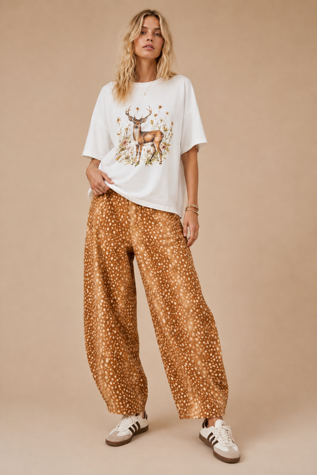Bambi Barrel-Leg Pants
