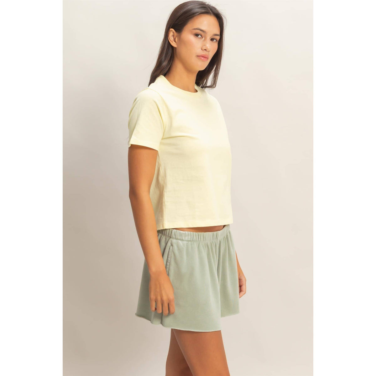 Crew Neck Cotton T-Shirt
