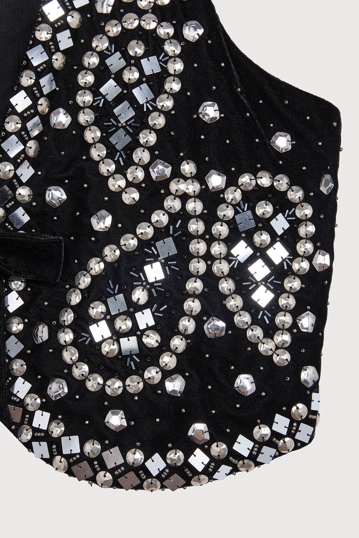 Studded Velvet Vest
