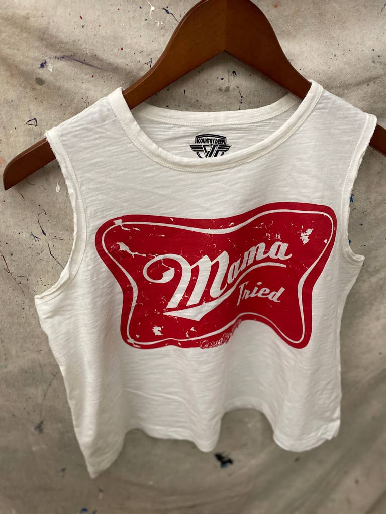 Mama Tried Muscle Crop Top
