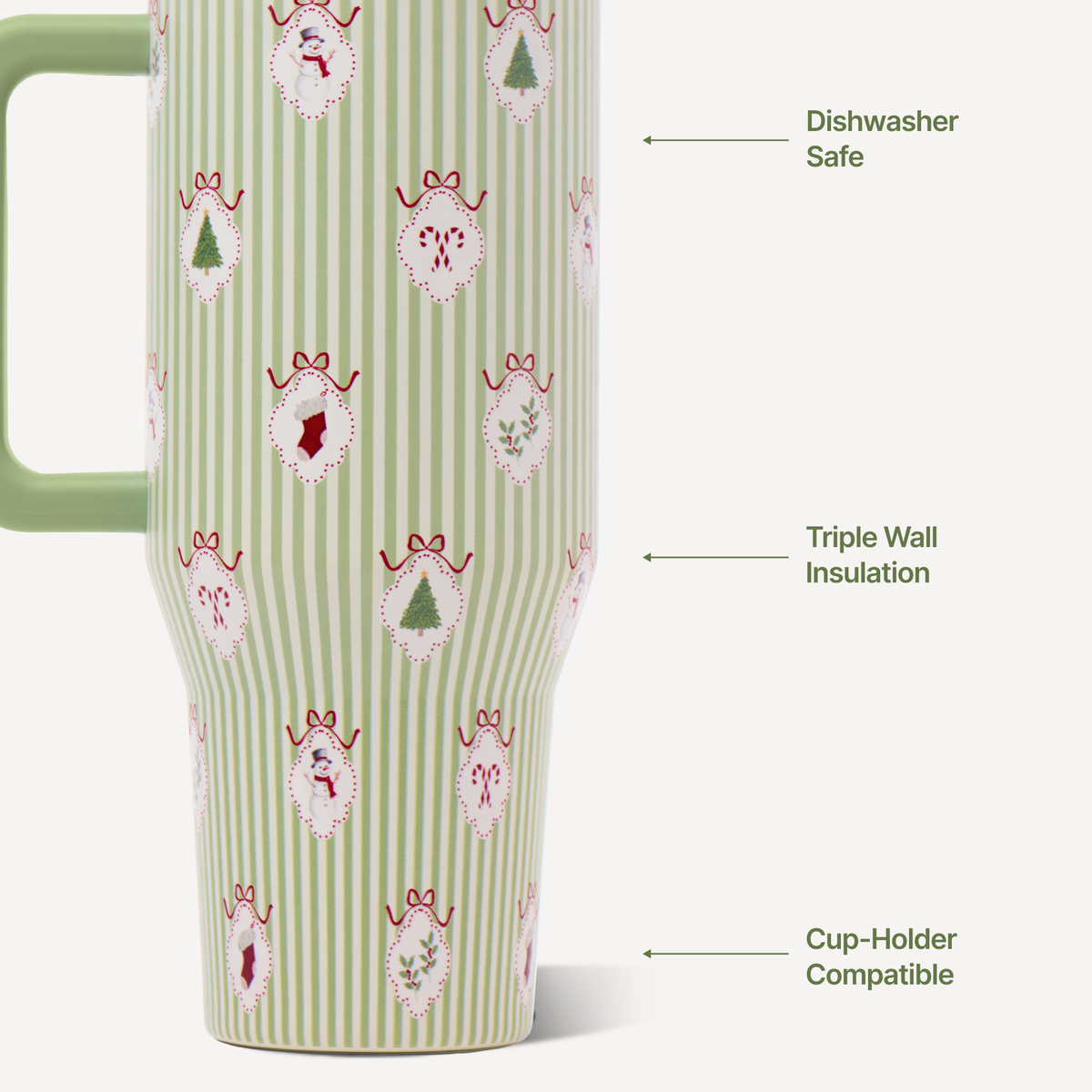 Deck the Halls HydroJug 32 oz Traveler