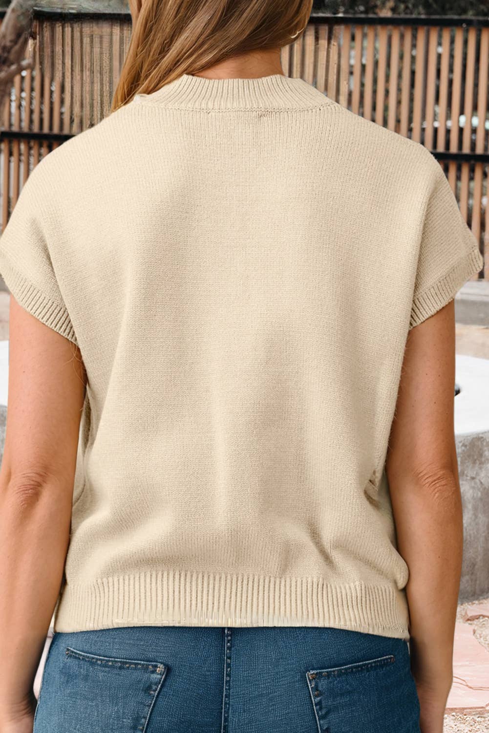 Spring 2026 Cowgirl Horseshoe Mock Neck Knit Top (S-XL)