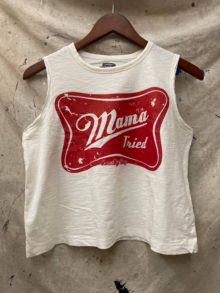 Mama Tried Muscle Crop Top