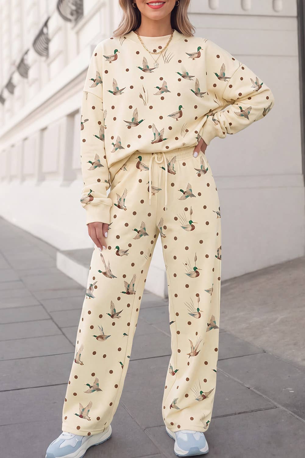Polka Dot Mallard Set