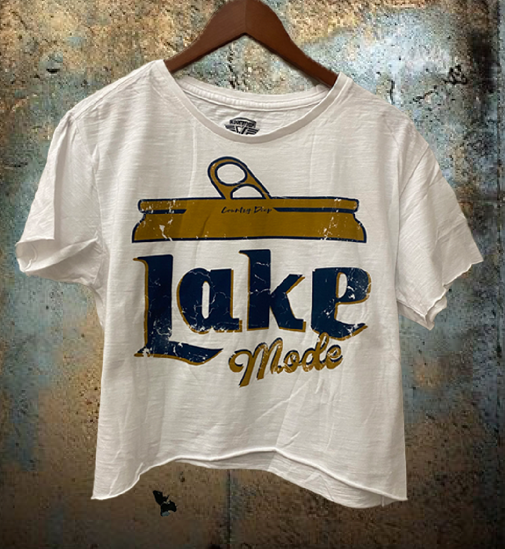 Lake Mode regular Cropped T shirt