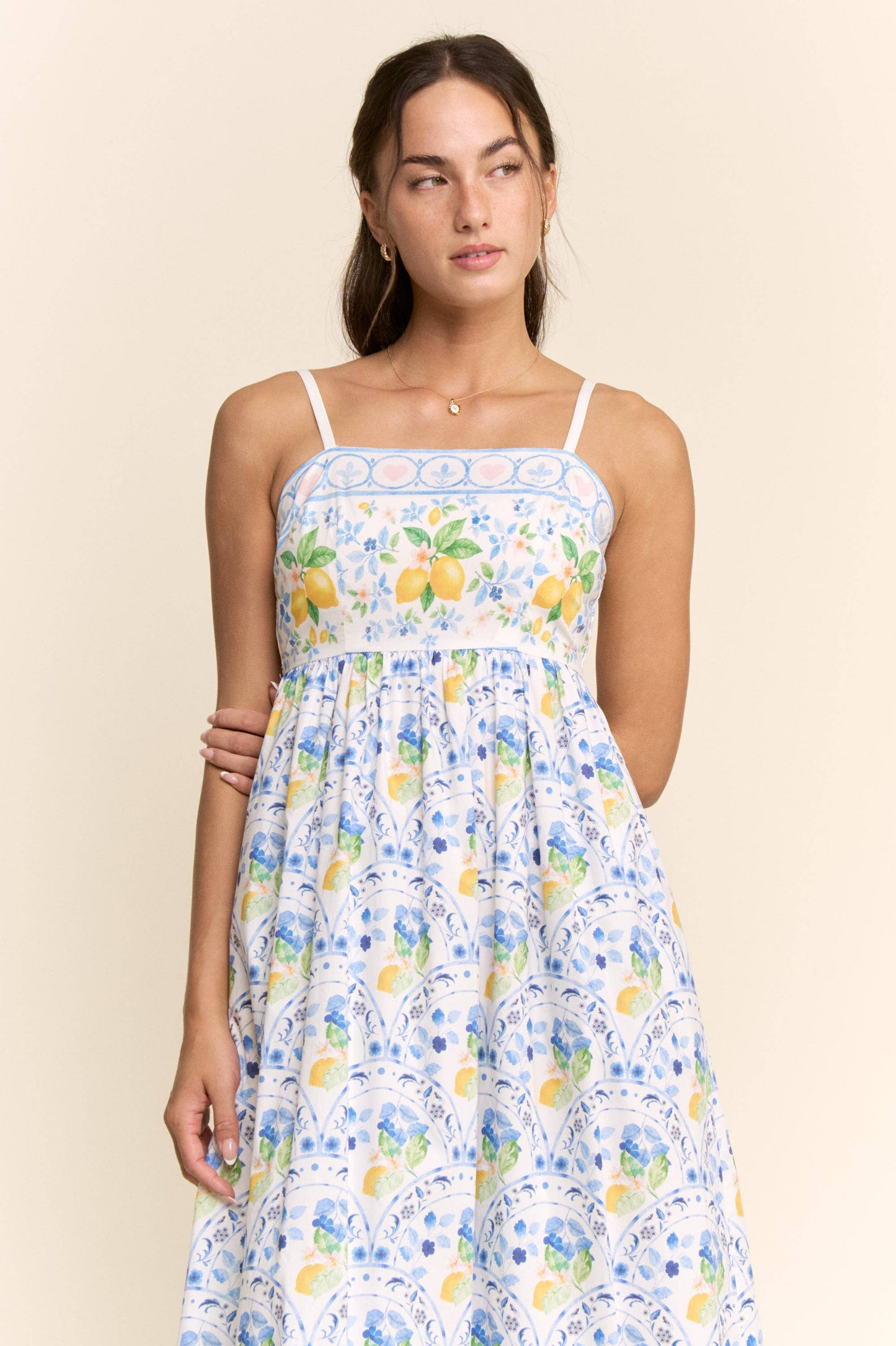 LEMON MAXI DRESS