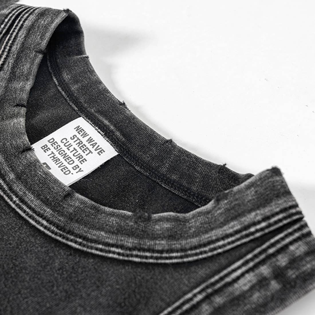 Vintage Distressed Slim-Fit Tank Top