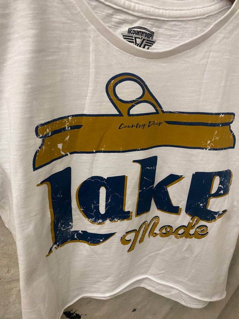 Lake Mode regular Cropped T shirt