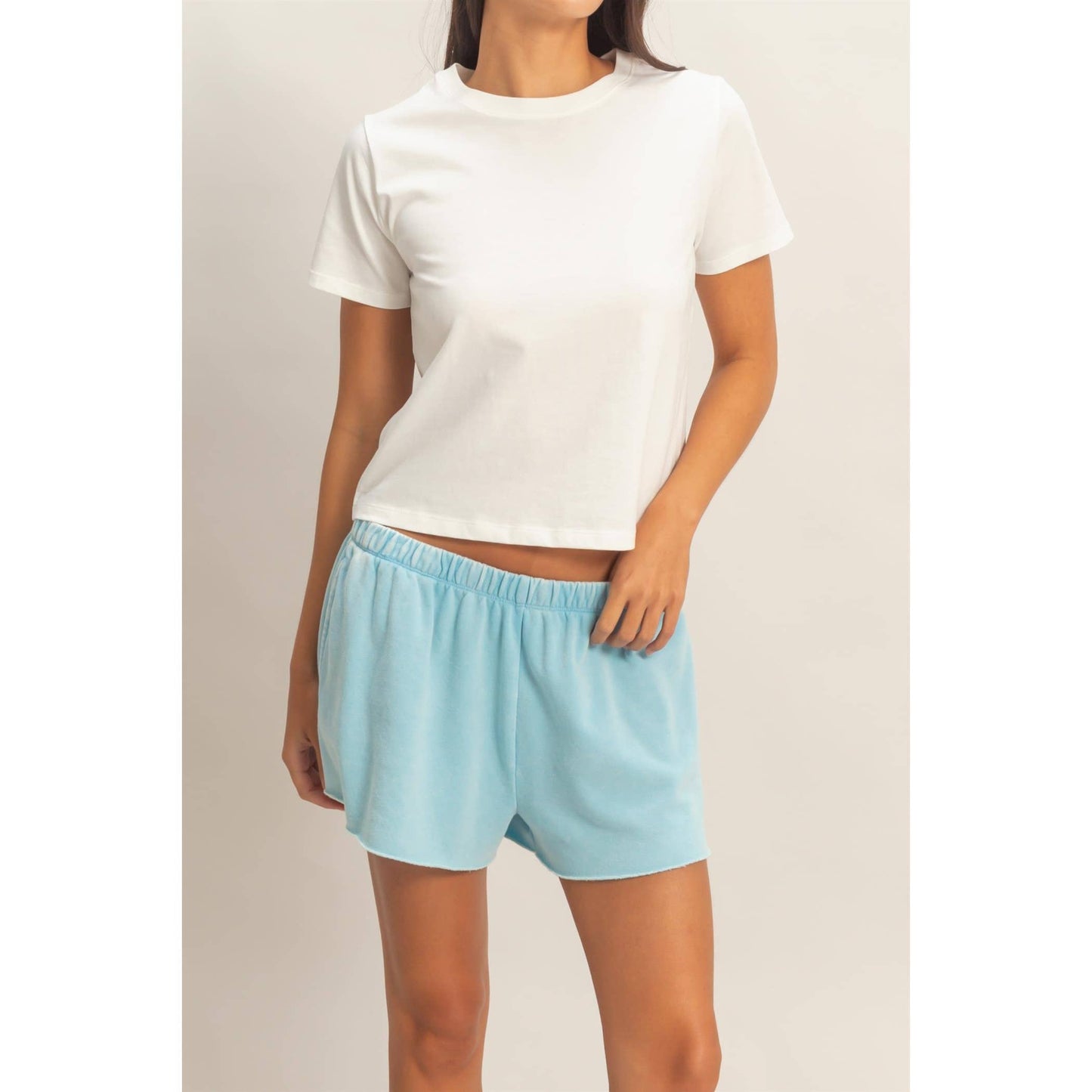 Mineral Wash French Terry Shorts
