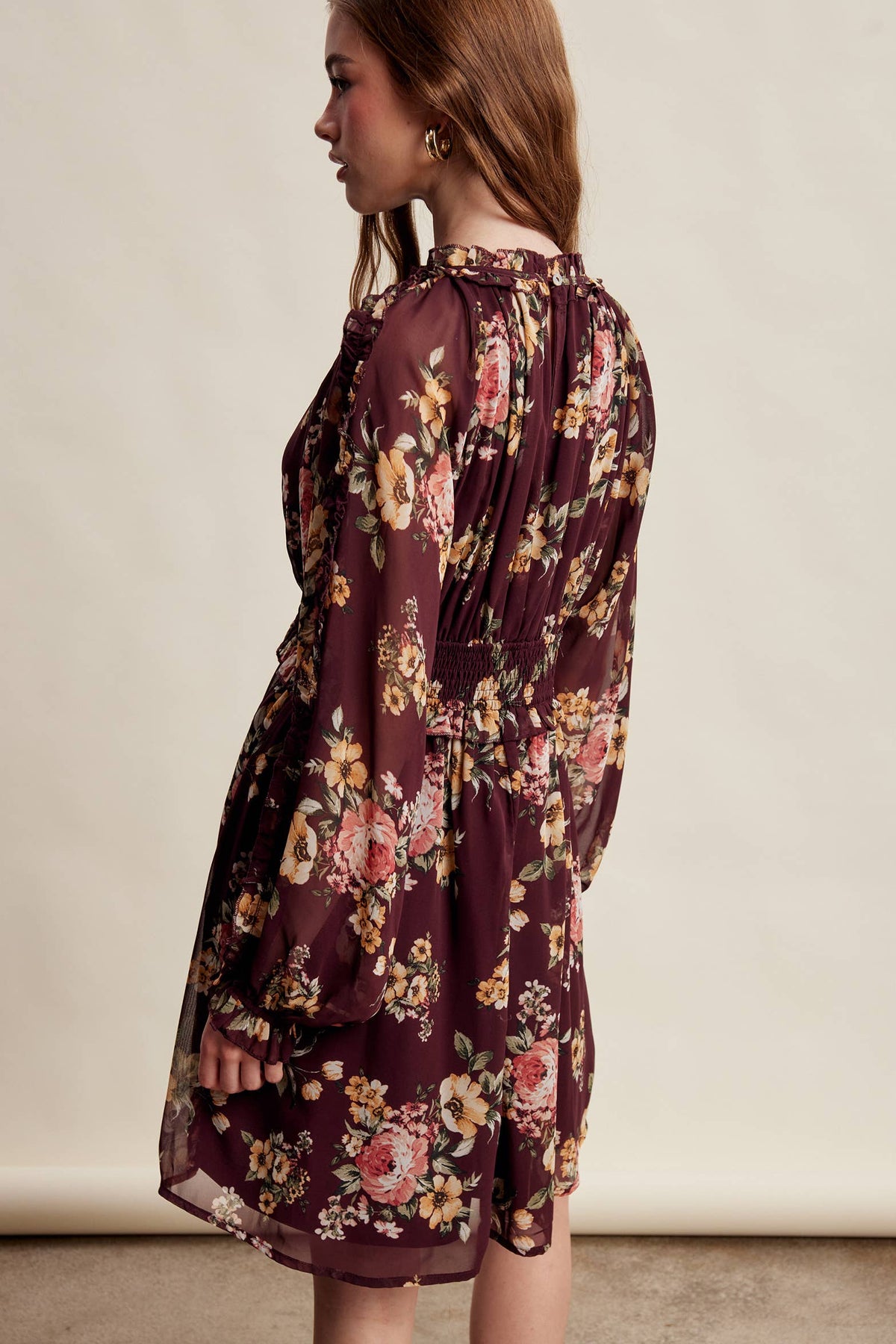 Floral Chiffon Dress