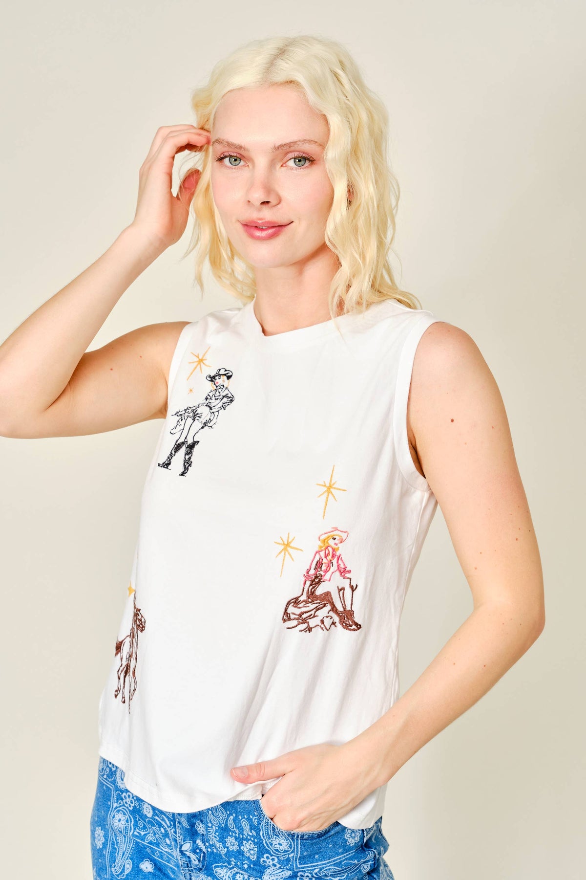 Western Motif Top