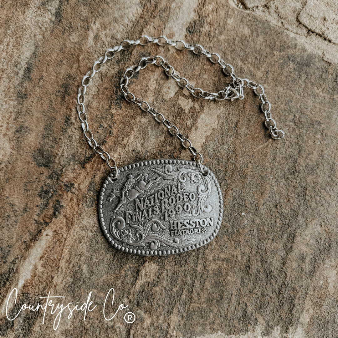 NFR Authentic Vintage Buckle Necklace