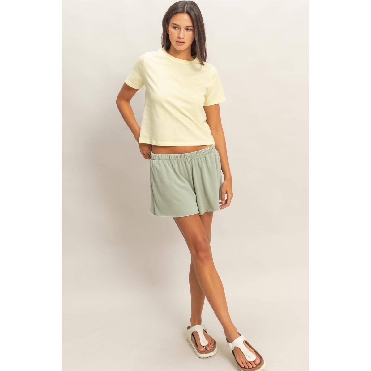 Crew Neck Cotton T-Shirt