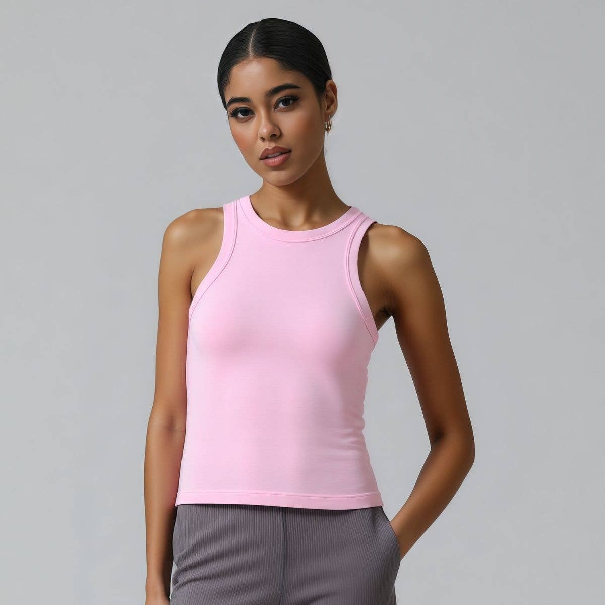 Vintage Distressed Slim-Fit Tank Top