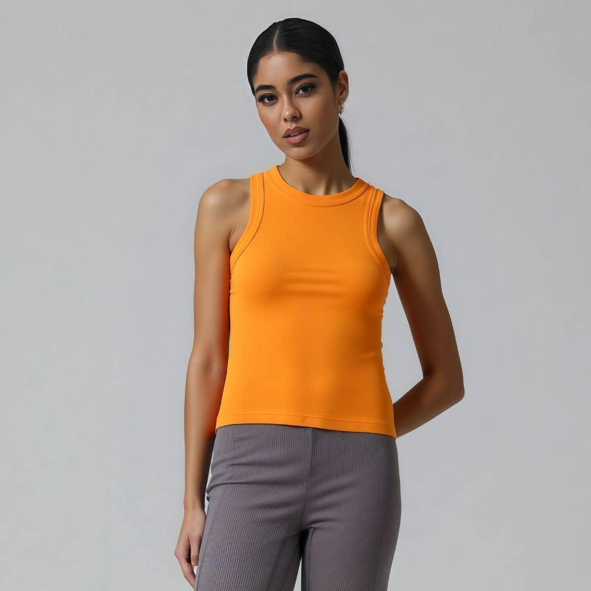 Vintage Distressed Slim-Fit Tank Top