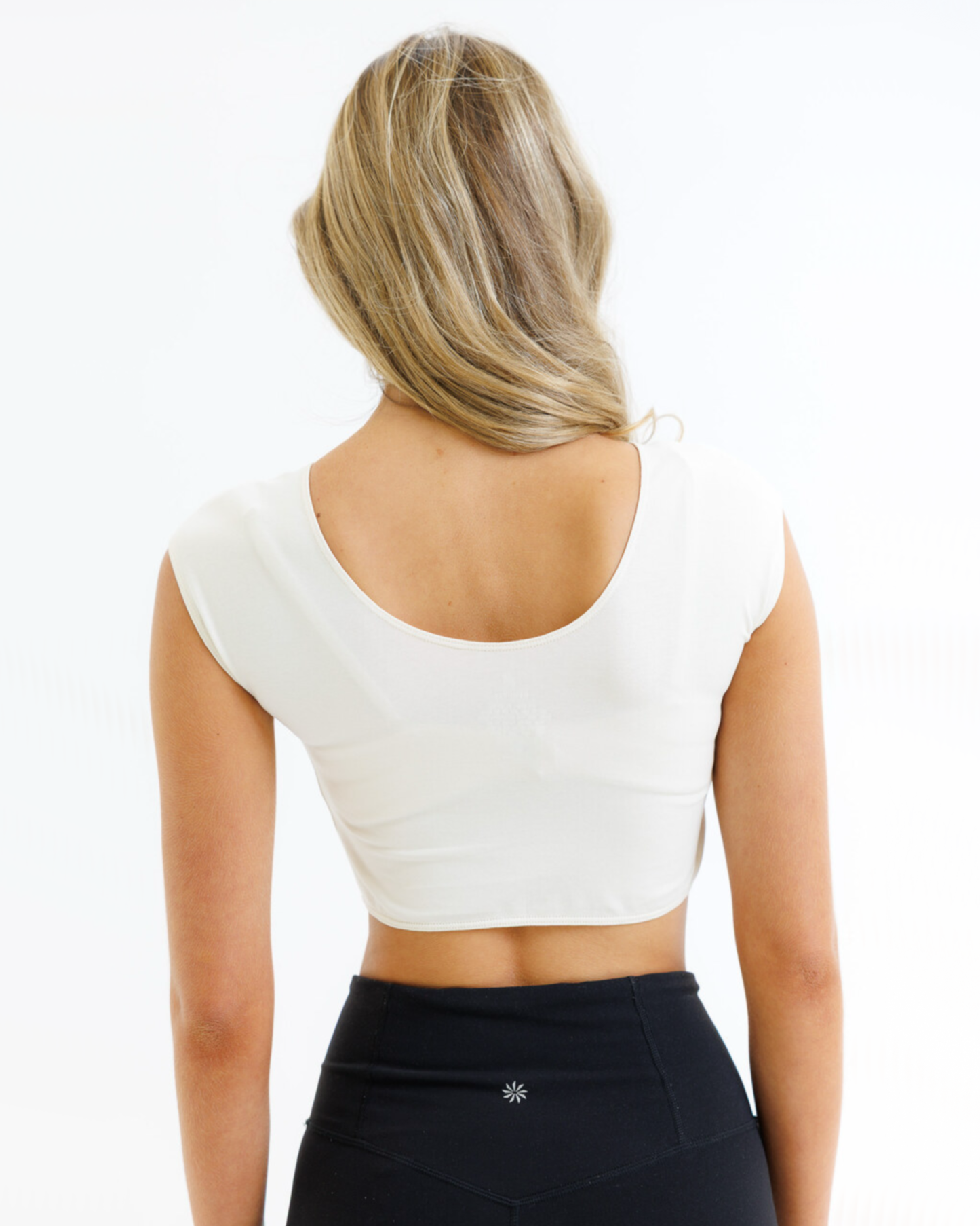 Demi Tee - Cropped Short Sleeve Layering Top