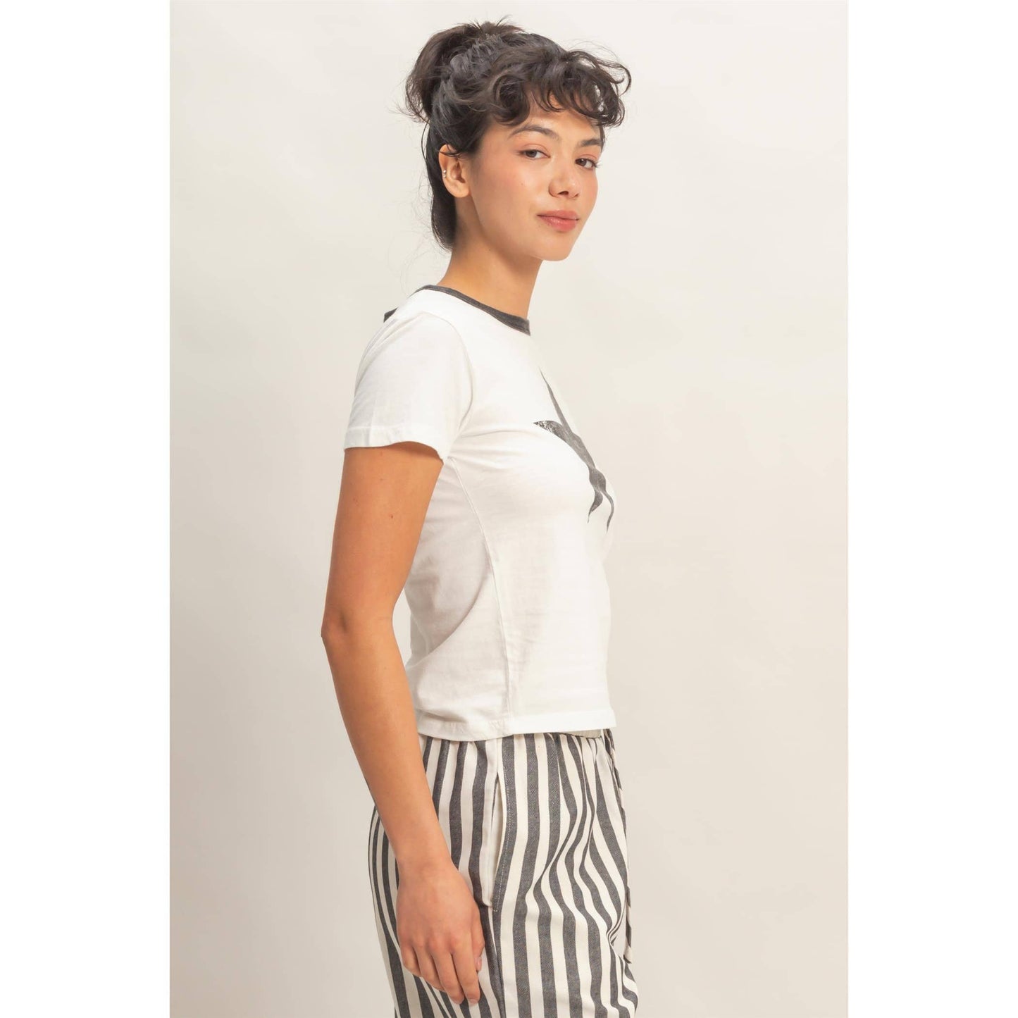 Star Graphic Crew Neck T-Shirt