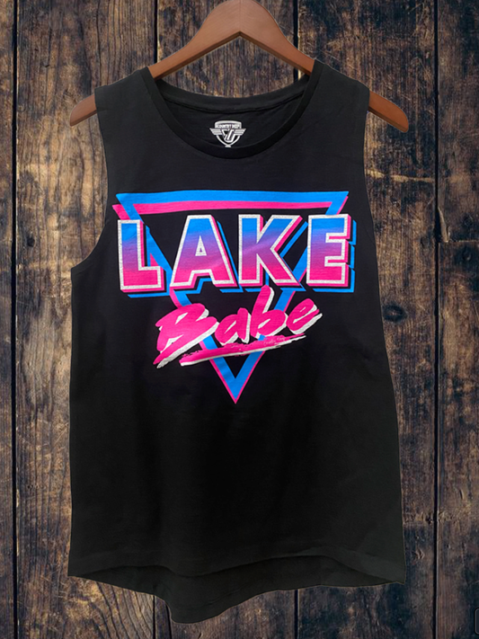Lake Babe Slub Muscle Tank Top