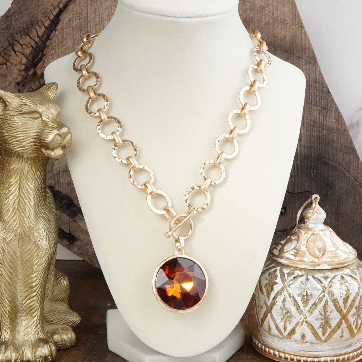 Gilded Radiance – Chain Necklace