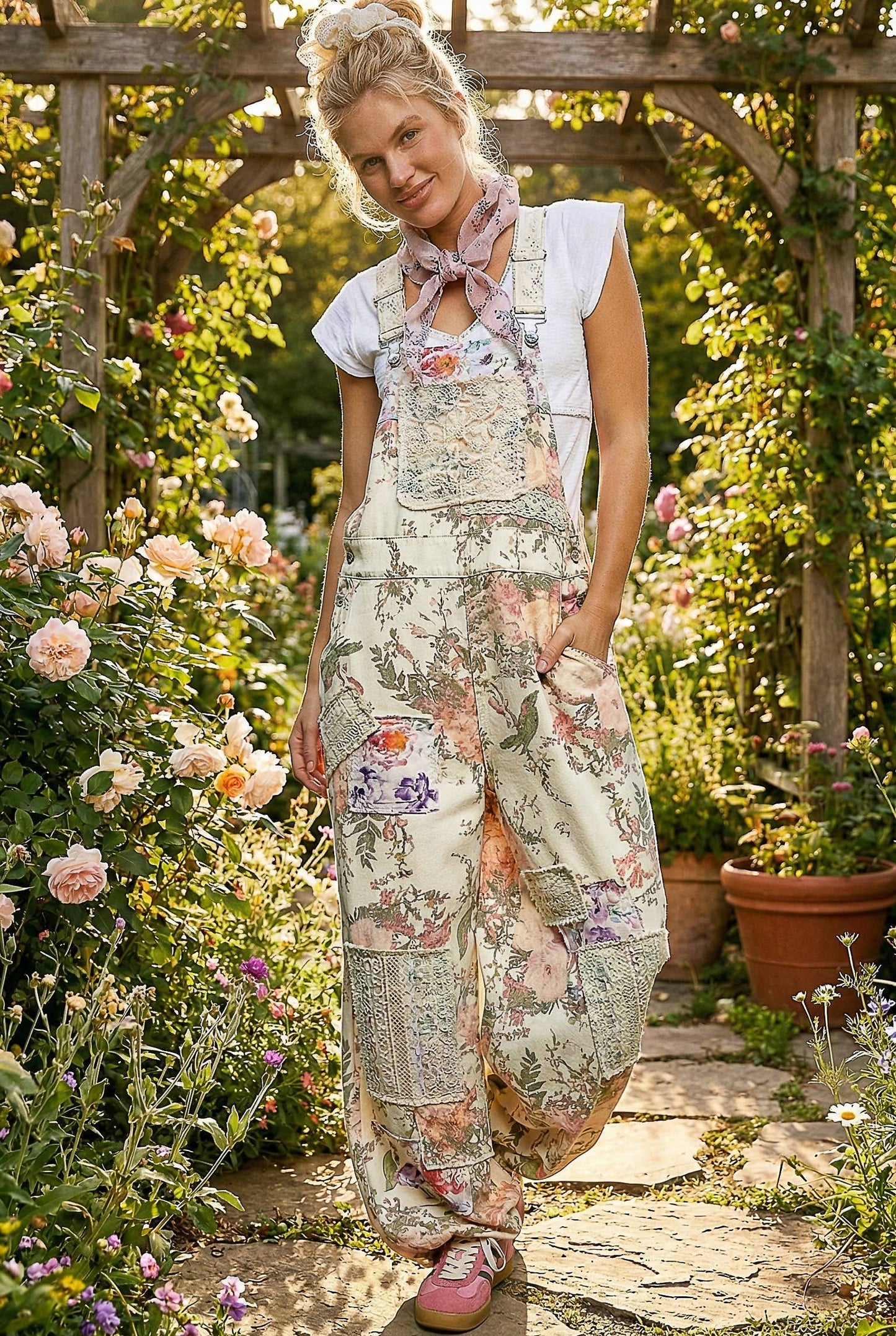 3 Different Designs Scrunchies Embroidered Hair Accessories