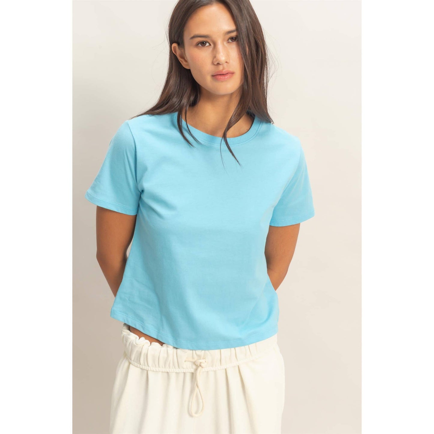 Crew Neck Cotton T-Shirt