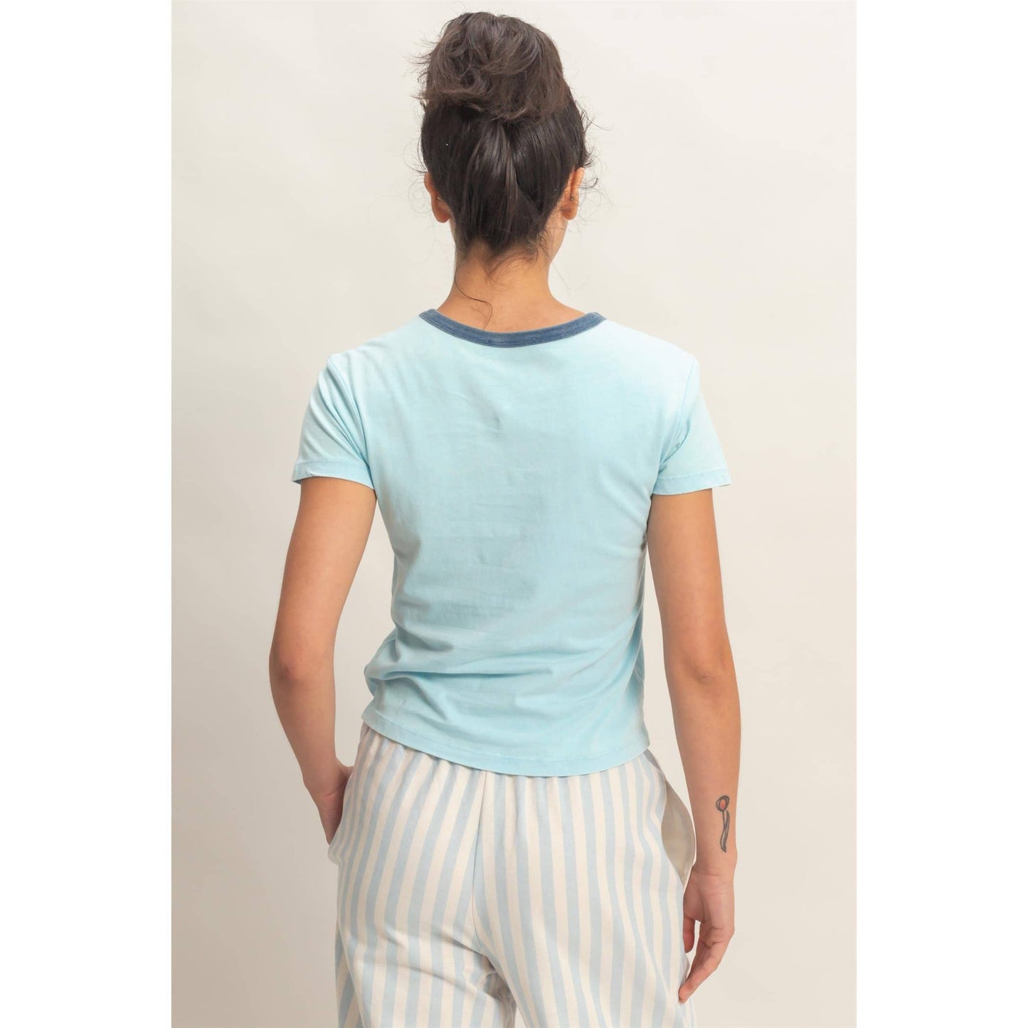 Star Graphic Crew Neck T-Shirt