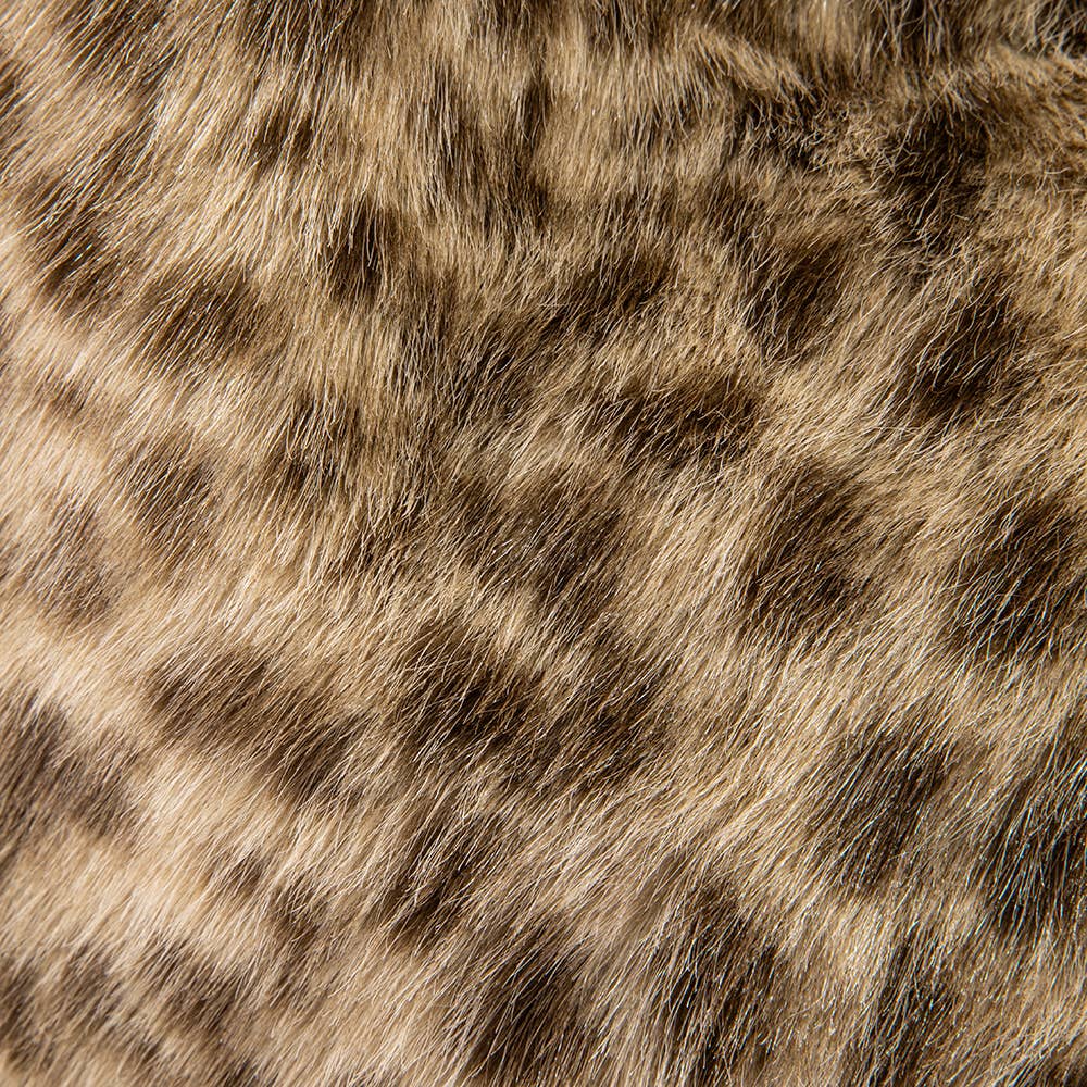 Leopard Print Plush Hobo Shoulder Bag