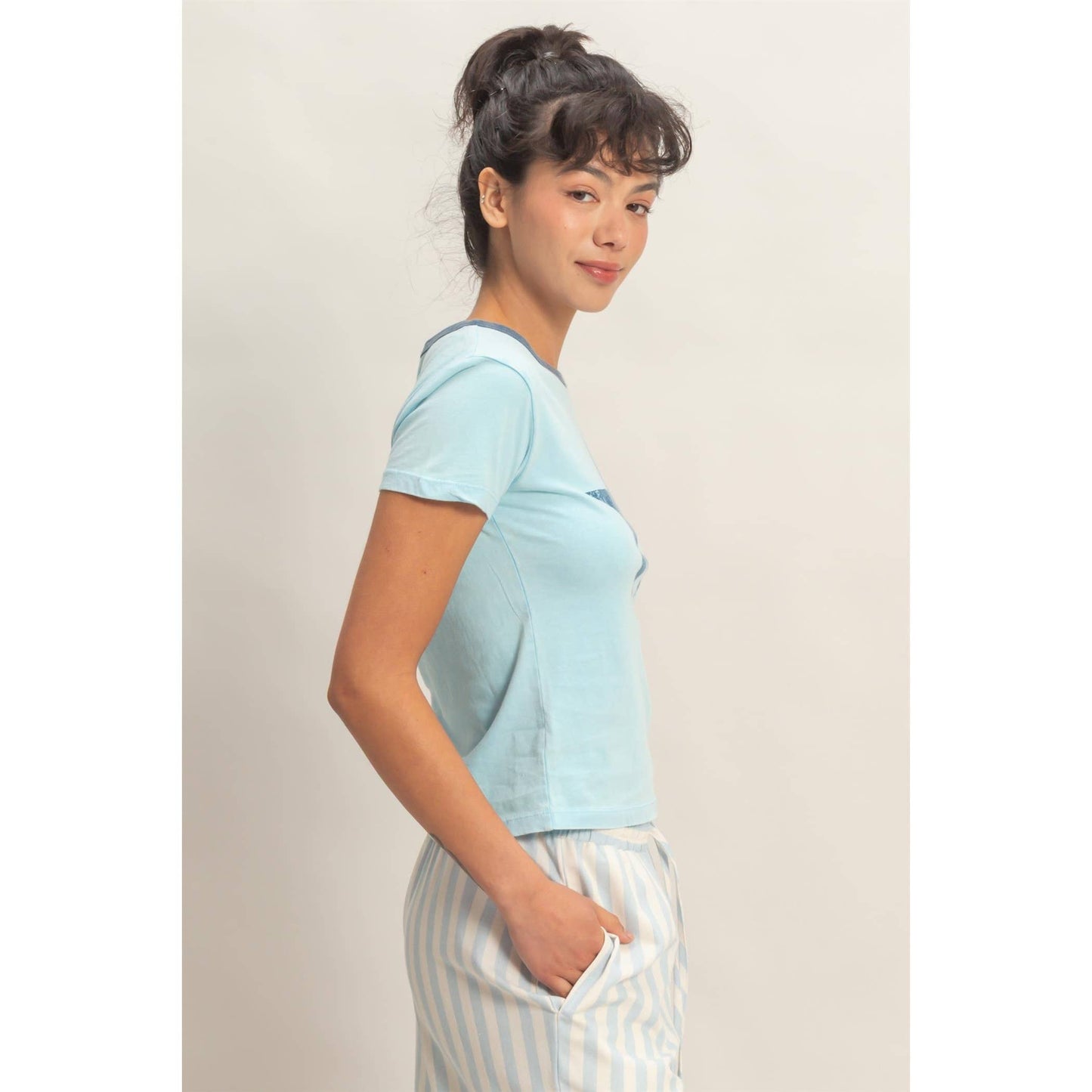 Star Graphic Crew Neck T-Shirt