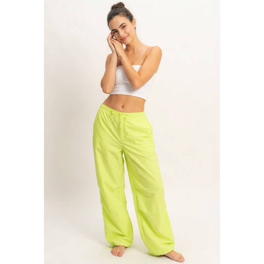 High-Waist Parachute Pants